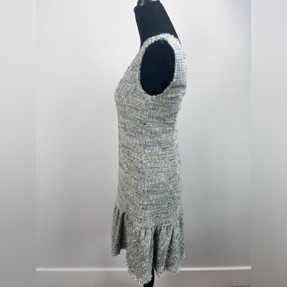 NWT: Rebecca Taylor Tweed V Neck Sleeveless Dress Size 2 - Picture 3 of 8
